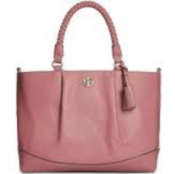 Giani Bernini Braided Handle Leather Satchel - Picture 7 of 7